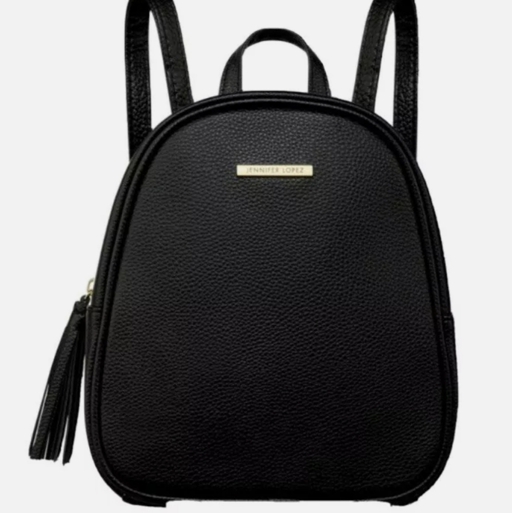 Jennifer Lopez Mini BLACK GOLD BACKPACK JLO BRAND